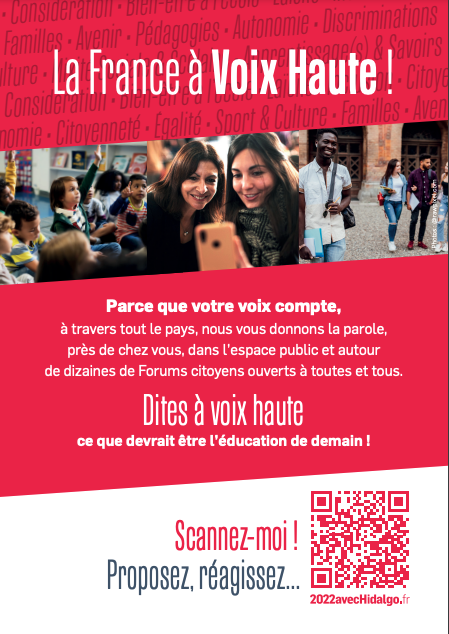 Tract Anne Hidalgo : La France à voix haute ! Recto