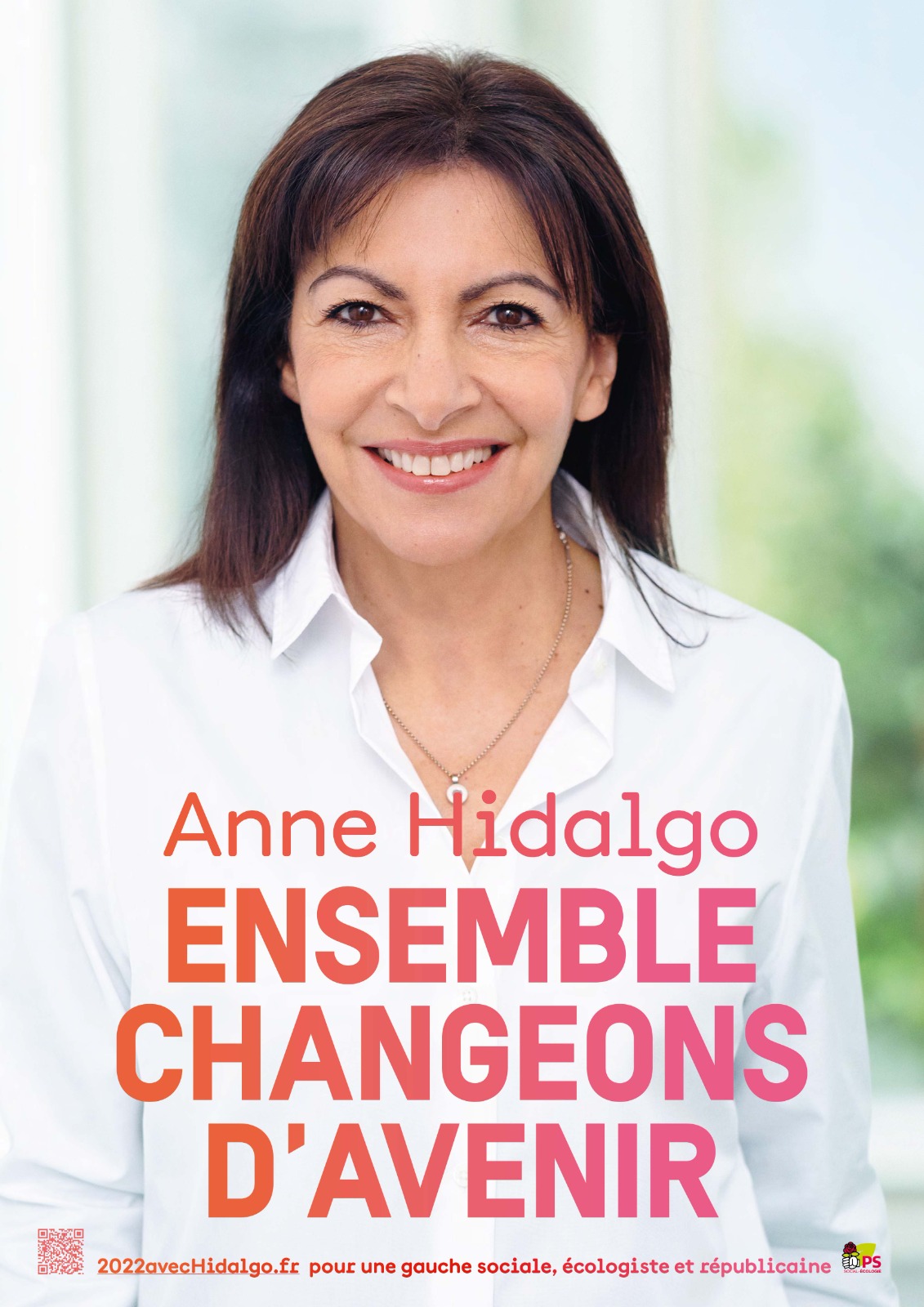 Affiche officielle d'Anne Hidalgo Affiche officielle d'Anne Hidalgo