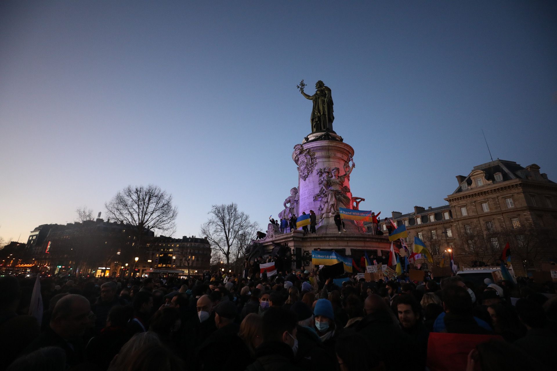 Rassemblement à République pour l'Ukraine