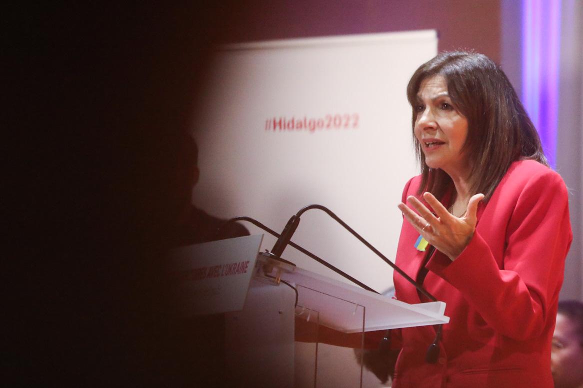 Anne Hidalgo au meeting de Montpellier
