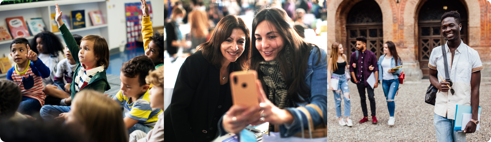 La France à voix haute : Participez, venez dire avec Anne Hidalgo ce que devrait être l'éducation de demain